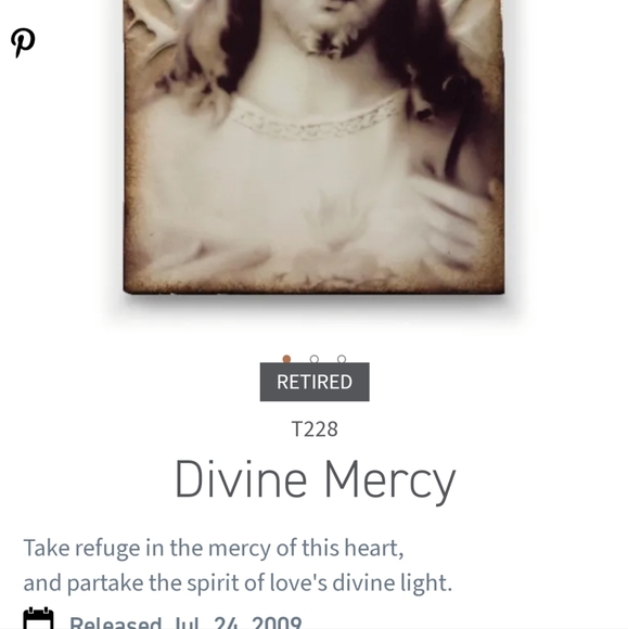 Sid Dickens Divine Mercy Tile *Retired - Picture 4 of 4